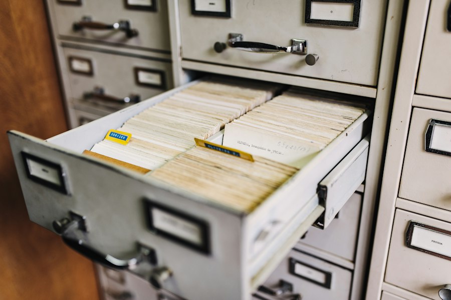 Photo Personal Mental Filing System