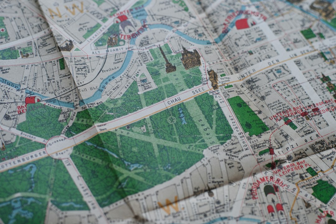 Photo alternative life paths map